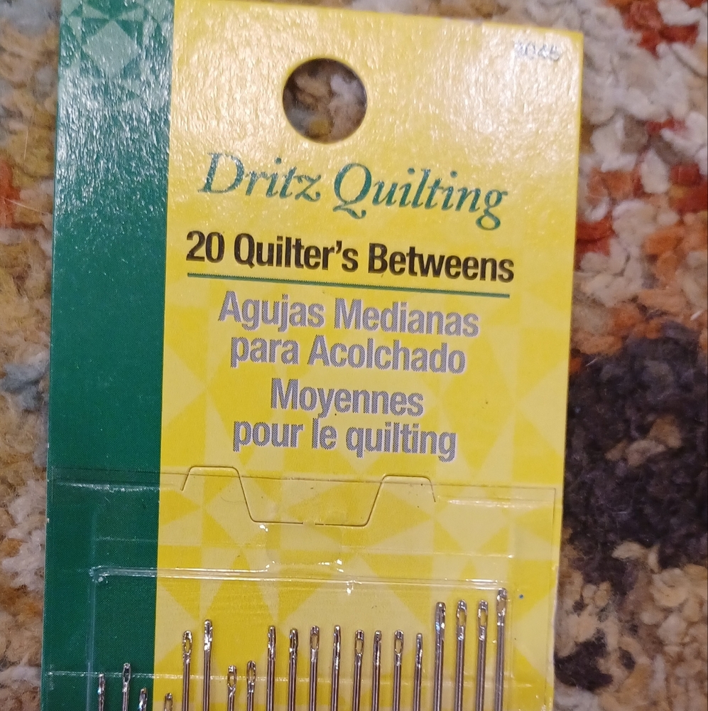 Dritz Qulting 20 quilter's betweens Size 3/9